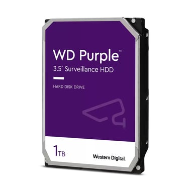 WD Purple, 3,5'', 1 TB, SATA/600, 64 MB de caché