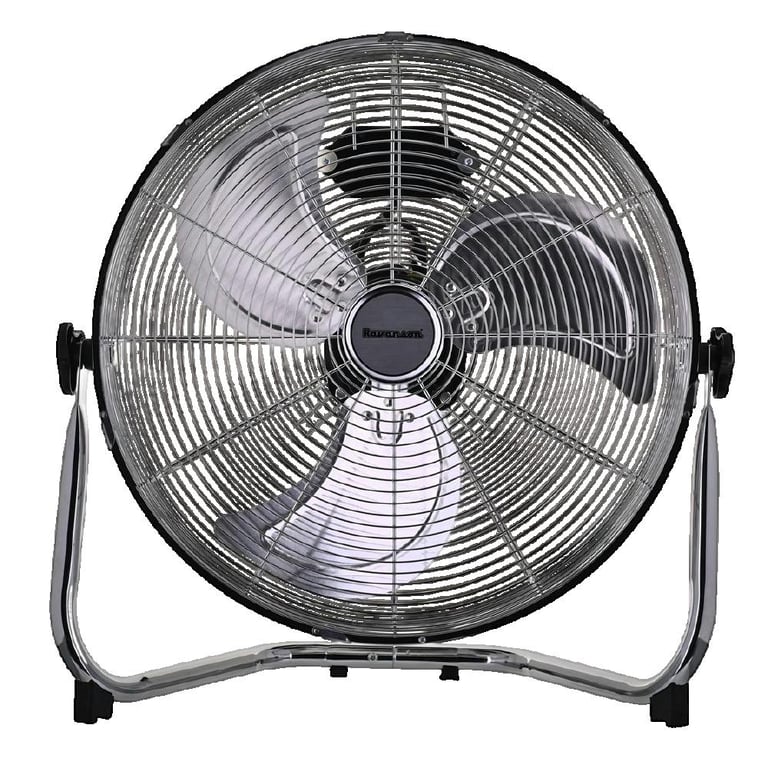 Ventilateur De Sol Ravanson WT 7045 – 110W, 3 Vitesses, Inox, Oscillation - vue 4