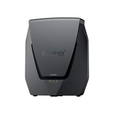 Synology WRX560 router inalámbrico Gigabit Ethernet Doble banda (2,4 GHz / 5 GHz) Negro