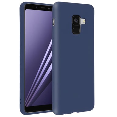 Carcasa Samsung Galaxy A8 Forcell Soft Touch Silicona – Azul oscuro