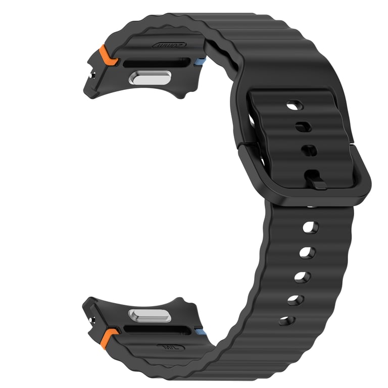 INF Bracelet En Silicone Pour Samsung Galaxy Watch 7 Noir - vue 4