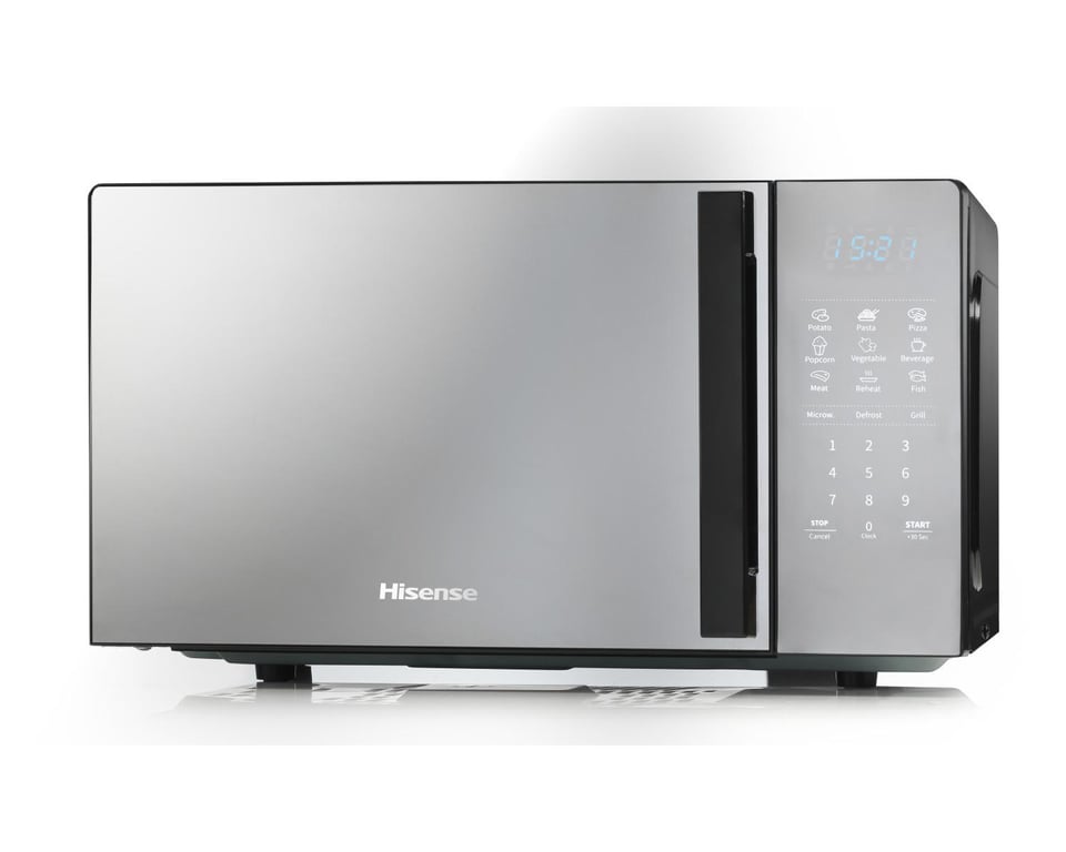 Micro-Ondes HISENSE H20MOMBS4HG – 20 L, 700 W, 9 Fonctions