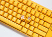 Ducky One 3 Yellow TKL teclado Juego USB Alemán Amarillo