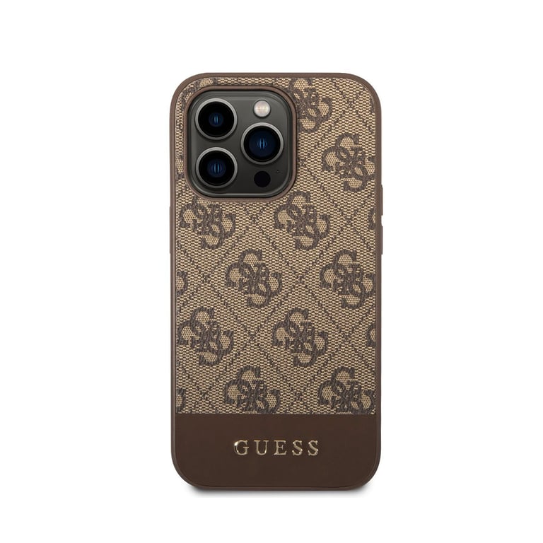 Guess Coque pour Apple iPhone 14 Pro Édition 4G Stripe Ultra-Chic