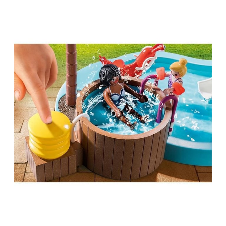 Playmobil 70610 Family Fun : Piscine avec jet d'eau Playmobil - vue 6