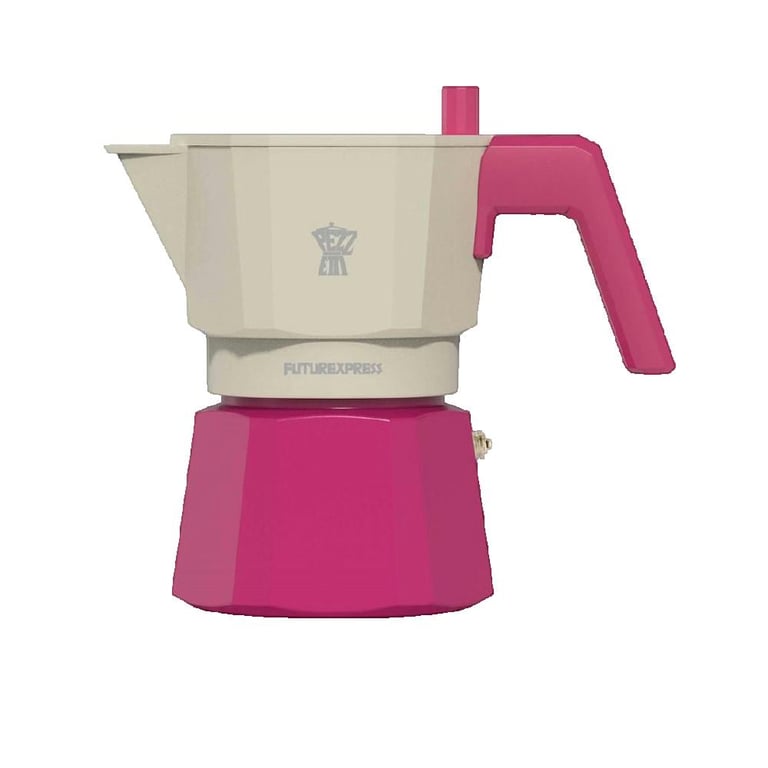 Cafetière italienne PEZZETTI FUTUREXPRESS Aluminium 6 tasses Fuschia - vue 2