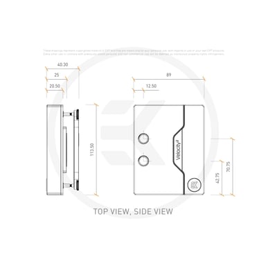 EK 3831109854631 accesorio o pieza de sistema de refrigeración para ordenador Bloque de agua