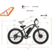 Bici elettrica LANKELEISI MG740PLUS Doppio motore 2000W 26 pollici 48V 20AH