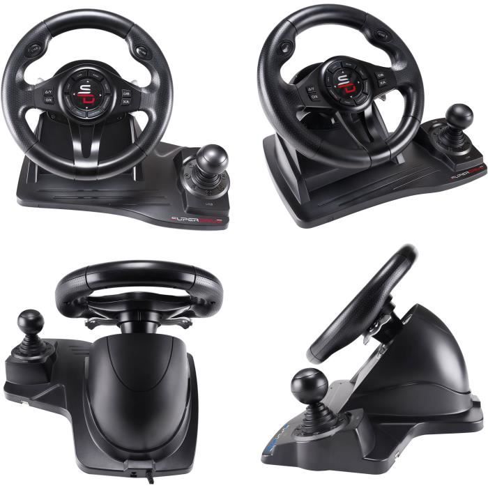 Volant Gaming Superdrive Pro Gs750 Pour Xbox Serie X Ps4 Xbox One Pc Le Volant Gaming - vue 8