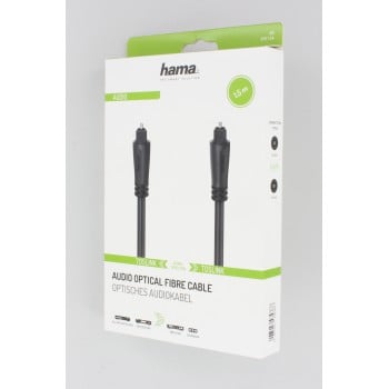 Hama 00205134 cavo audio 1,5 m TOSLINK nero