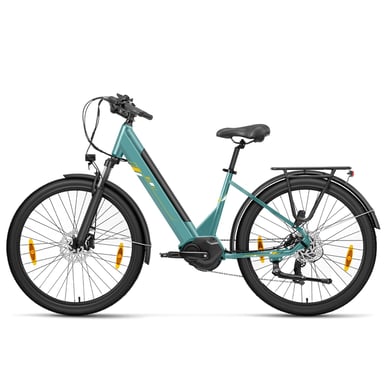 Bicicleta Eléctrica Touroll Urbano 3, Motor Central 540W Par 70Nm, Batería 468Wh 120km, Impermeable IPX5, Frenos Hidráulicos, Horquilla Suspendida, Shimano 7 Velocidades