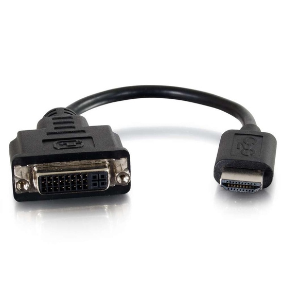 C2G Adaptateur HDMI vers DVI D Convertisseur HDMI vers DVI D Single Link /F Convertisseur vidéo HDMI DVI