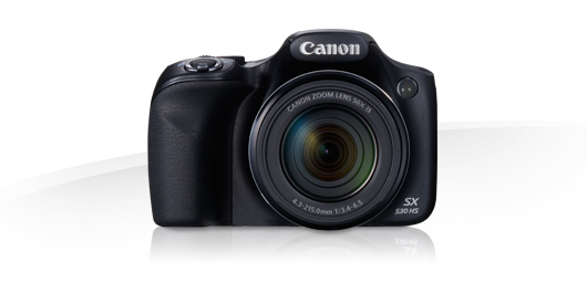 Canon PowerShot SX530 HS 1/2.3  Appareil photo Bridge 16 MP CMOS 4608 x 3456 pixels Noir - Bon état