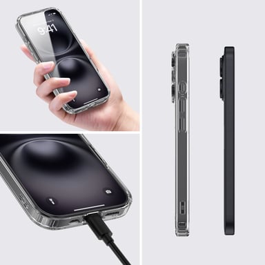 4smarts 360° Premium funda para teléfono móvil 15,9 cm (6.27'') Bumper Transparente