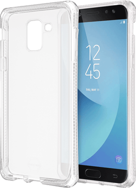 Custodia Itskins Spectrum semirigida trasparente per Samsung Galaxy J6 J600