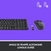 Logitech Wireless Combo MK220 clavier Souris incluse Bureau USB Français Noir