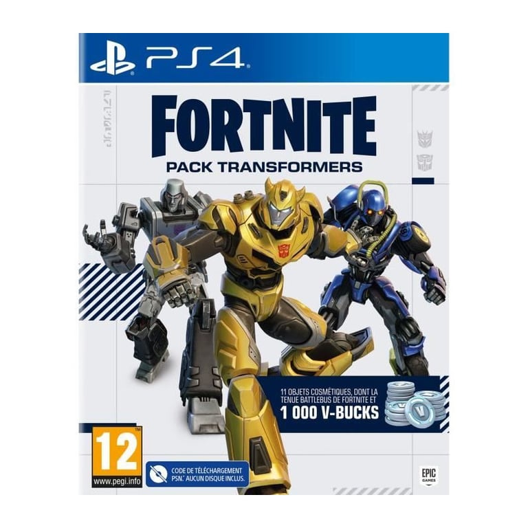 Pack Transformers Pour Fortnite Ps4 - vue 2