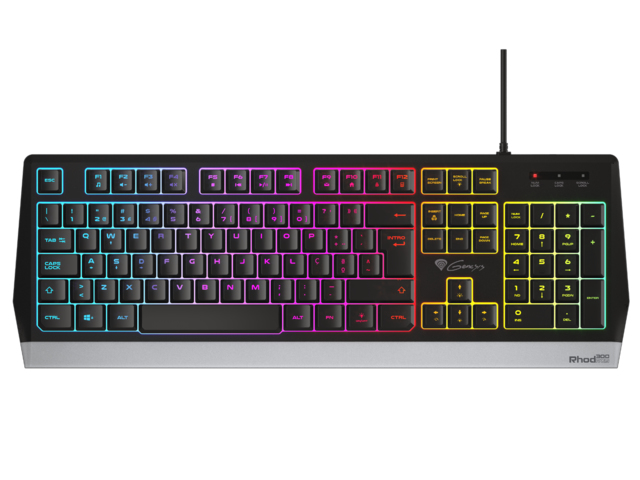 Clavier Gaming GENESIS Rhod 300 RGB – Filaire, Clavier à Membrane, QWERTY - vue 4