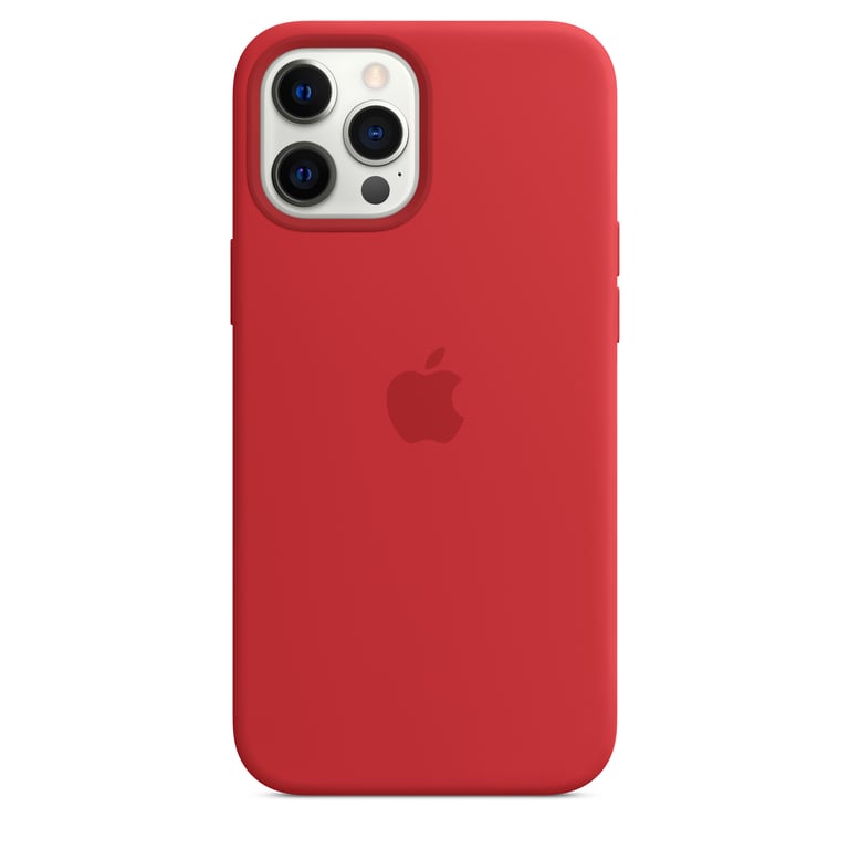 Apple Silicone Case iPhone 12 Pro Max Rouge - vue 4