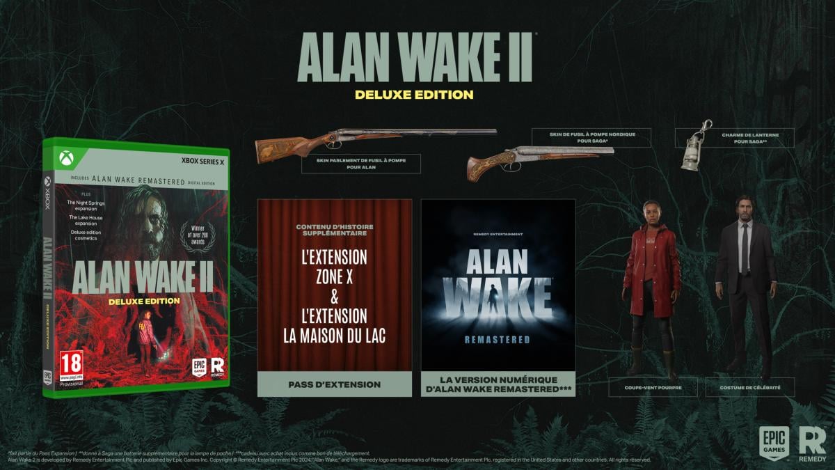 Alan Wake 2 Deluxe Edition Xbox Series X - Neuf