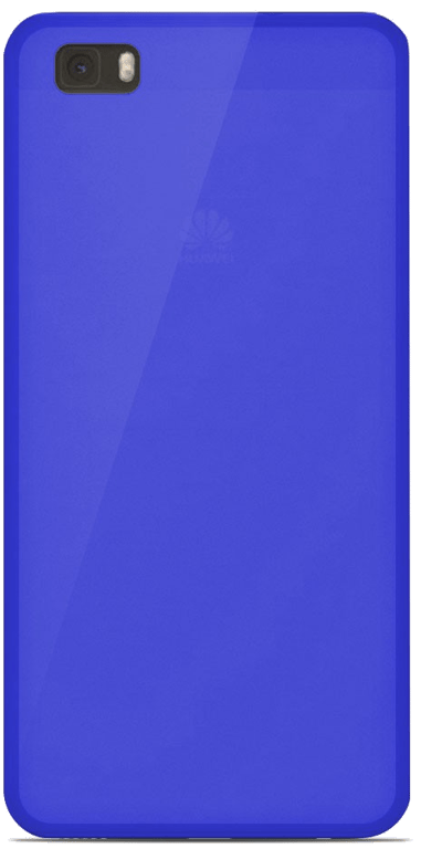 Coque silicone unie compatible Givré Bleu Huawei P8