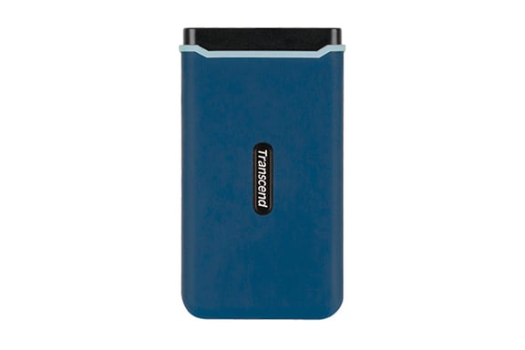 Transcend ESD370C 500 Go USB Type-C 3.2 Gen 2 (3.1 Gen 2) Noir, Bleu
