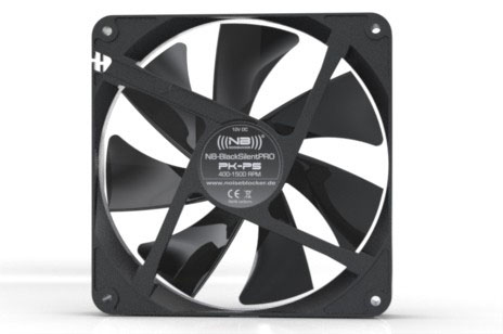 NoiseBlocker BlackSilent Pro PR-1 Ventilateur Pour PC Noir (l X H X P