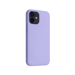 Funda antigolpes de gel de silicona suave para Apple iPhone 12 mini, Violeta lila