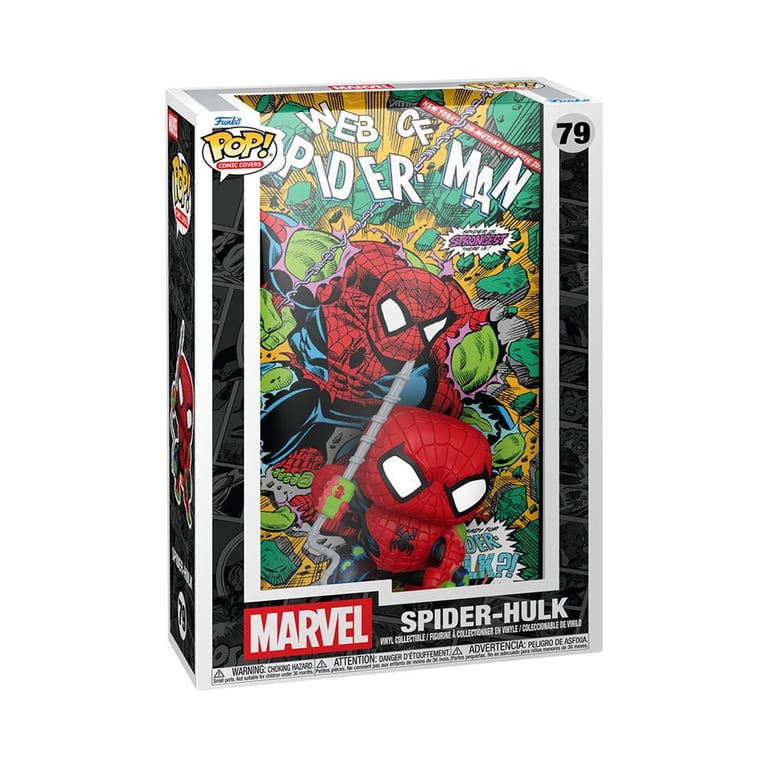Figurine Funko Pop Comic Covers Marvel Spider Hulk - vue 3