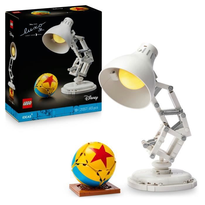 Ideas 21357 Disney Pixar Luxo Jr. - Set de Construction Collector pour Adulte - Déco - Neuf