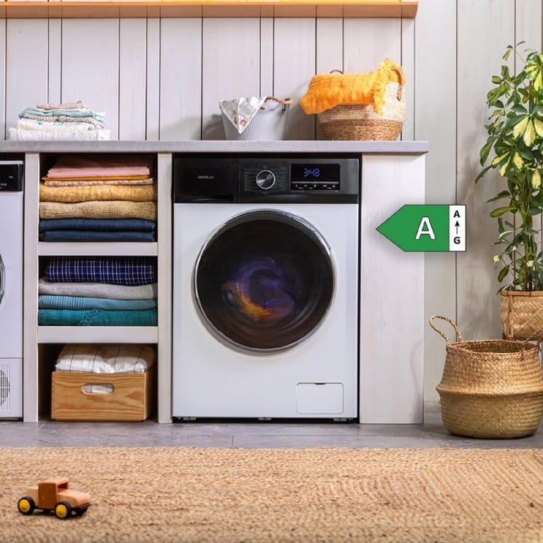 Lave-Linge Cecotec Bolero DressCode 8500 – Chargement Frontal 8 Kg, 1400 Tr/min, SteamMax - vue 3