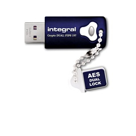 Integral Crypto Dual FIPS 197 Encrypted USB 3.0 lecteur USB flash USB Type A 3.2 Gen 1 3.1 Gen 1 Neuf