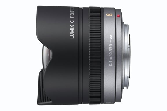 Panasonic H-F008E lentille et filtre d'appareil photo Noir