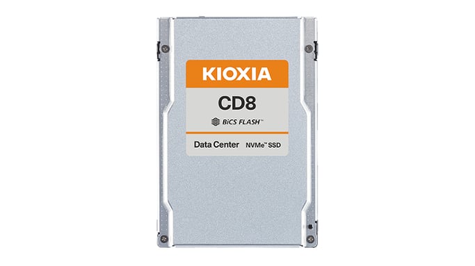 Kioxia CD8-V 6,4 To 2.5'' PCI Express 4.0 NVMe BiCS FLASH TLC
