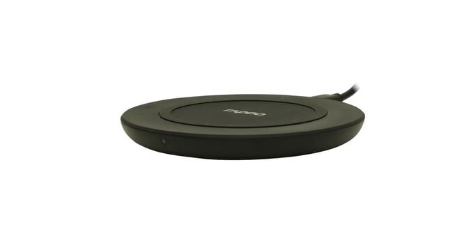 Pad di ricarica QI wireless ''XC140'' + adattatore di rete, nero