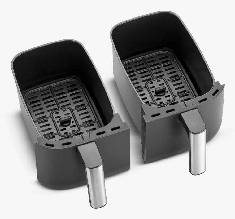 Severin FR 2463 Double 8 L Autonome 2600 W Friteuse d'air chaud Noir - Neuf