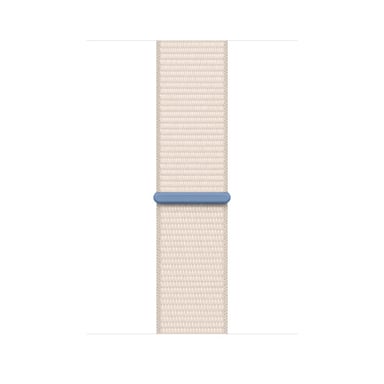 Apple MT5E3ZM/A accessorio indossabile intelligente Band Nylon, Poliestere riciclato, Spandex (APPLE WATCH 45 STARLIGHT SL)