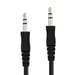 Cable de audio Jack 3,5 mm Auxiliar Sonido estéreo 3m LinQ - Negro