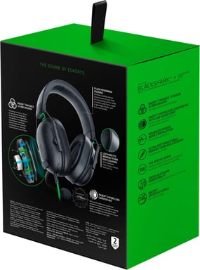 Razer Blackshark V2 X Casque Avec fil Arceau Jouer Noir, Vert