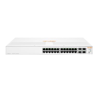 HPE Aruba Networking Aruba Instant On 1930 24G Class4 PoE 4SFP/SFP+ 195W Géré L2+ Gigabit Ethernet (10/100/1000) Connexion Ethernet, supportant l'alimentation via ce port (PoE) 1U Blanc