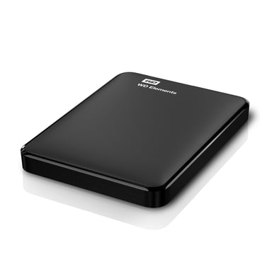 Disco duro externo portátil Western Digital WD Elements 1000 GB Negro