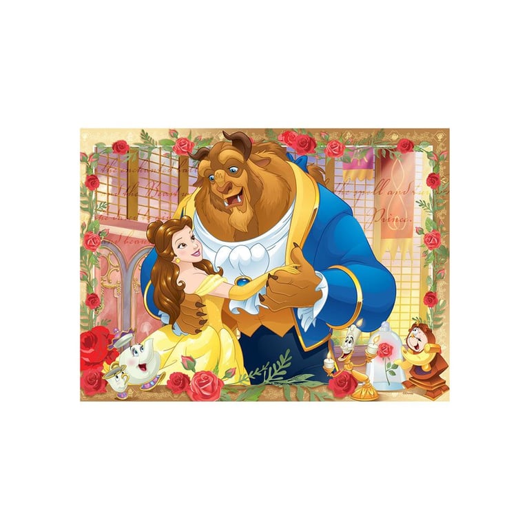 Puzzle 100 pièces : La Belle et la Bête Ravensburger France - vue 8