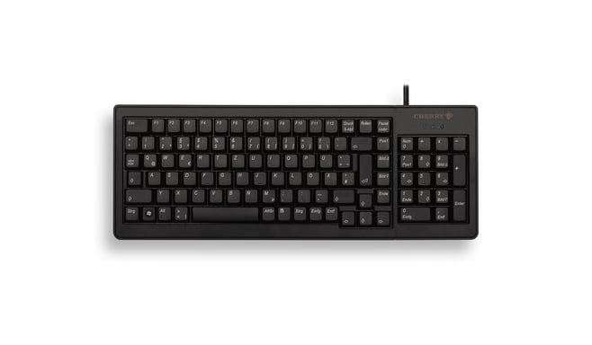 CHERRY XS G84-5200 teclado Oficina USB + PS/2 AZERTY Francés Negro