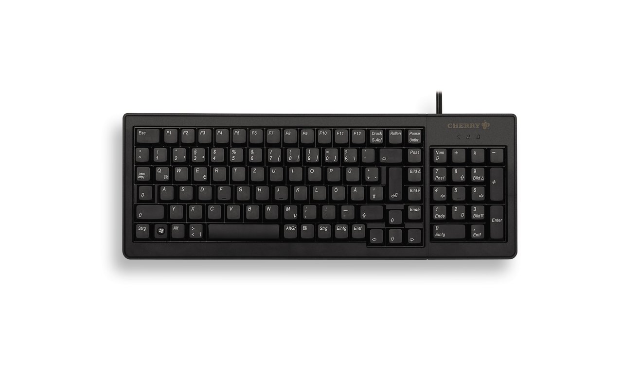 CHERRY G84 5200 COMPACT KEYBOARD Clavier filaire miniature USBPS2 AZERTY FR Neuf