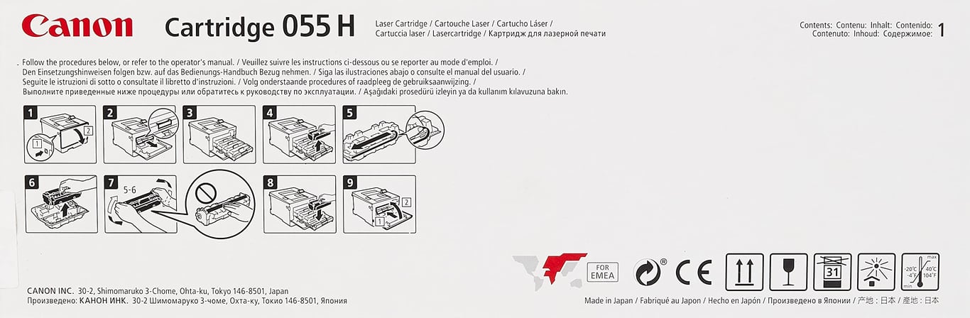 Toner Canon MF746Cdw Genuine 7.6K pages - vue 3
