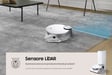 Samsung Jet Bot AI+ 0.2L Aspirador sin bolsa Plata, Blanco