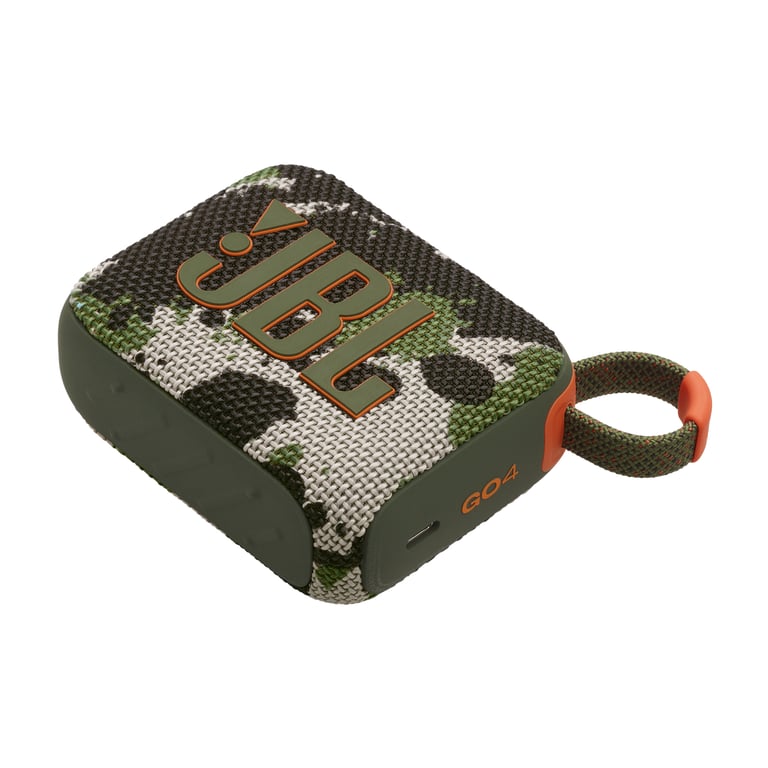 Enceinte portable JBL GO 4 SQUAD Bluetooth étanche à l'eau et à la poussière, motif camouflage - Excellent état