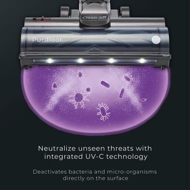 Clean Air Optima - Aspirateur Vertica Purifloor avec stérilisation par UV-C