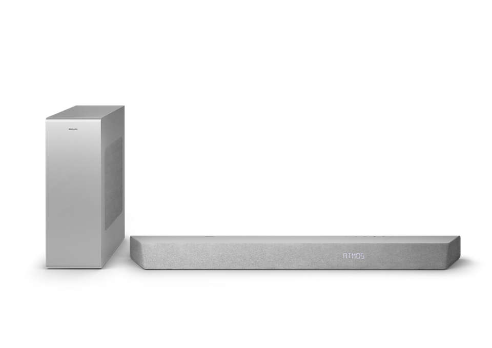 Philips TAB8507/10 haut-parleur soundbar Argent 3.1 canaux 600 W - Neuf