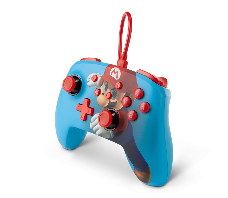 Manette filaire améliorée PowerA pour Nintendo Switch Mario Punch - vue 2